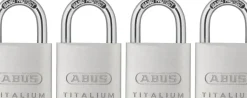 Abus Hangslot Titalium Tkti23/30 4 Stuks