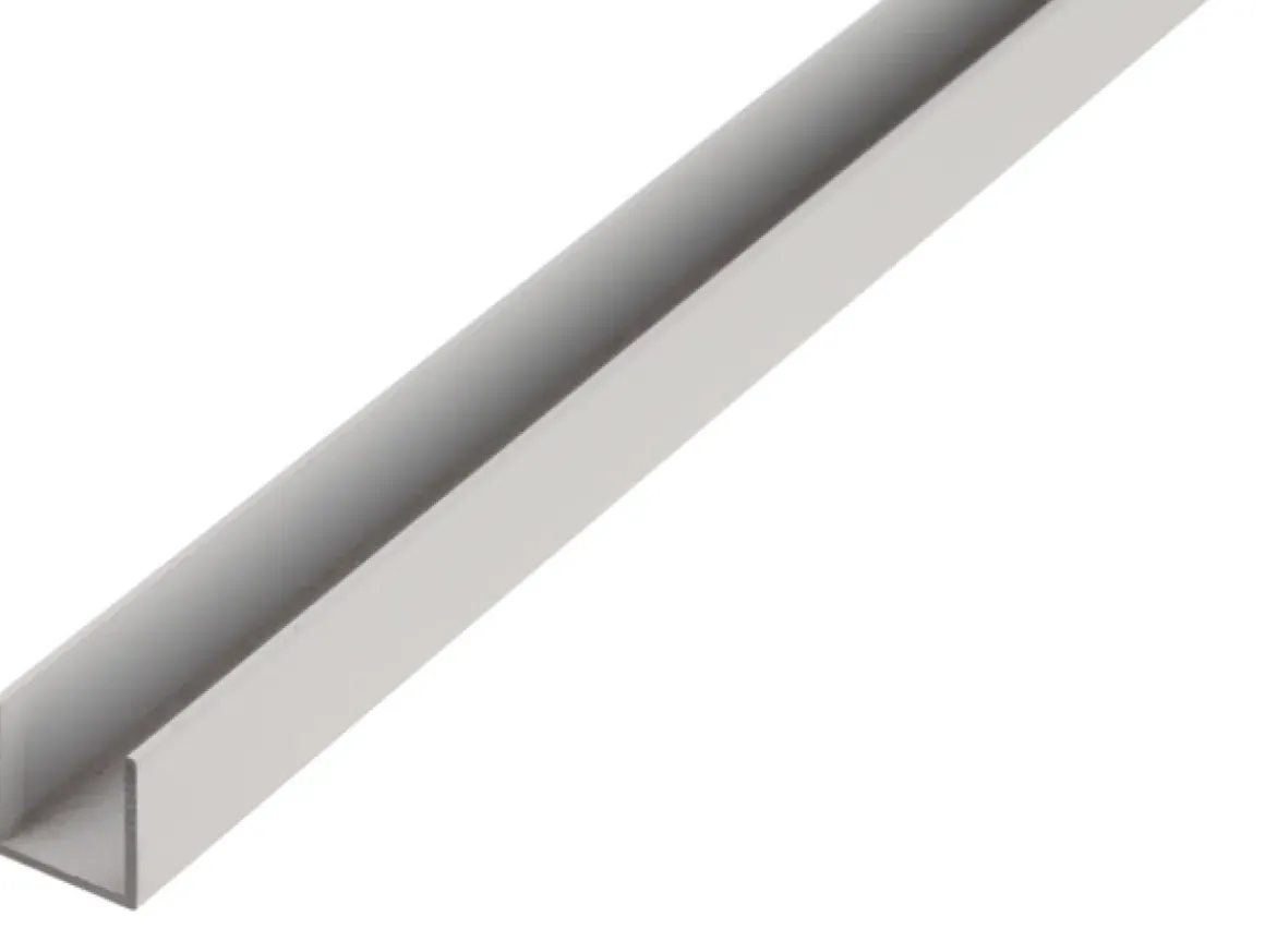 Alberts Ba-Profiel U-Vorm Aluminium Natuur 10X10X1,5Mm 2,6M