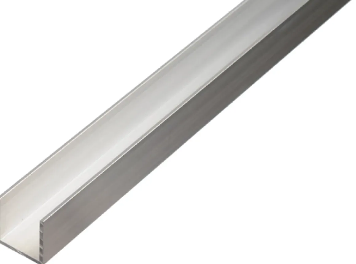 Alberts Ba-Profiel U-Vorm Aluminium Natuur 20X20X1,5Mm 2,6M