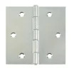 Alberts Scharnier Verzonken Schroefgaten Rolbaar + Vastgeklonken Rvs Pen 80X80X1,25Mm