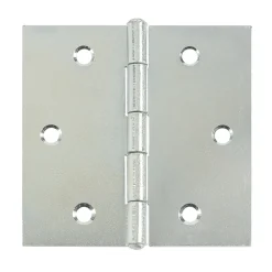 Alberts Scharnier Verzonken Schroefgaten Rolbaar + Vastgeklonken Rvs Pen 80X80X1,25Mm