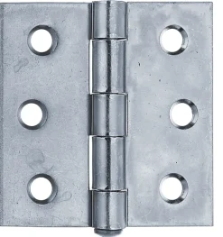 Alberts Scharnier Verzonken Schroefgaten + Rvs Losse Pen 76X76X2Mm