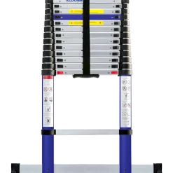 Aldorr Home - Telescoopladder 3,80M - Met Stabilisatievoet En Soft Closing
