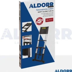 Aldorr Professional - Telescoopladder 3,20M - Met Optigrip™ En Extra Brede Treden