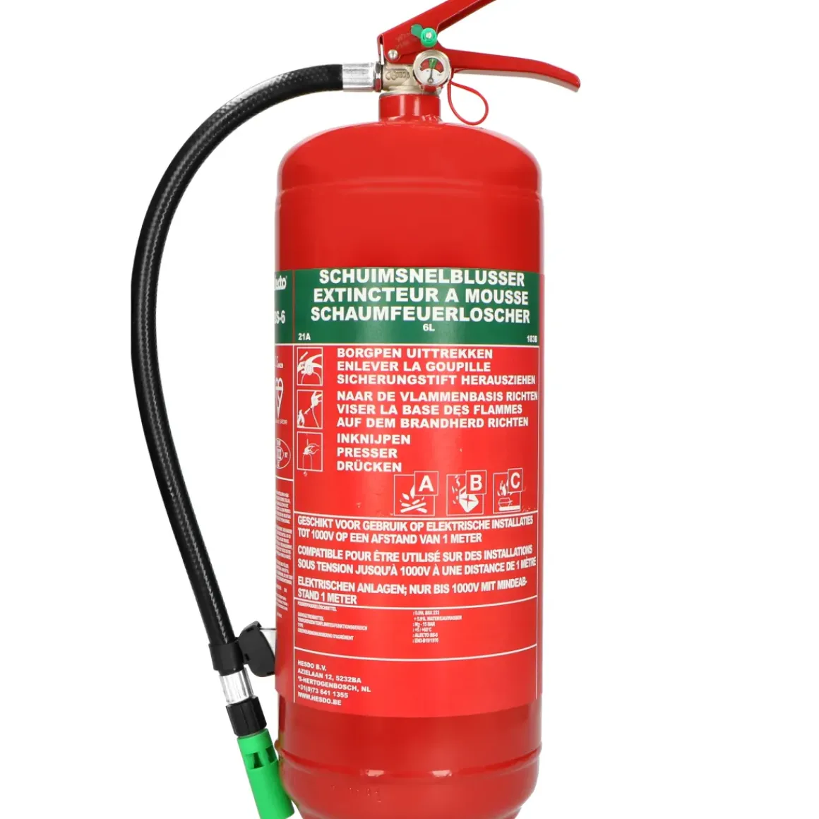 Alecto Schuim Brandblusser Bs-6 6L