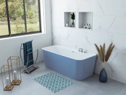 Allibert Bad Kolora 170X78Cm Mat Blauw