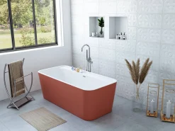 Allibert Bad Kolora 170X78Cm Mat Terracotta
