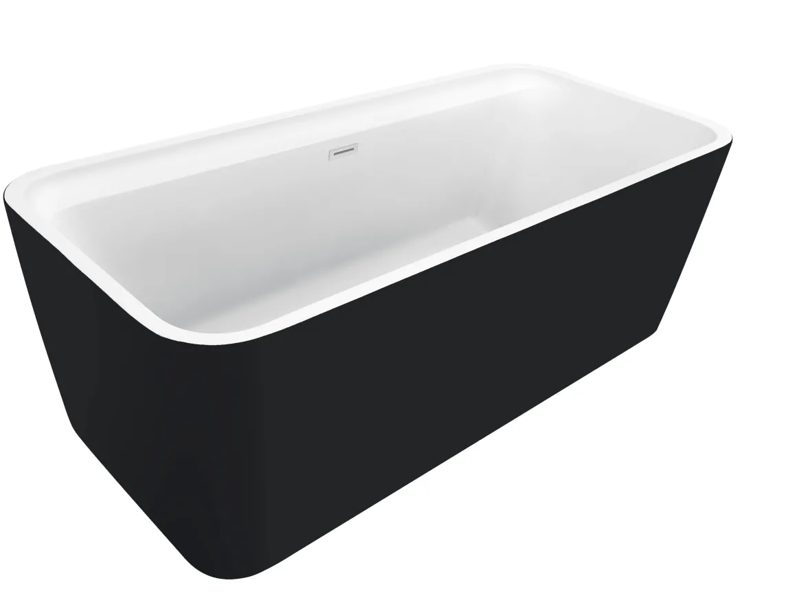 Allibert Bad Kolora 170X78Cm Mat Zwart
