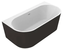 Allibert Bad Ondina 170X87X56Cm Zwart Mat