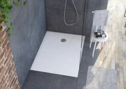 Allibert Douchebak Karbon 120X90Cm Rechthoek Wit