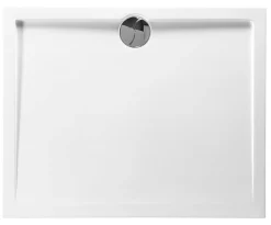 Allibert Douchebak Slim Polybeton Rechthoekig 100X80Cm Wit