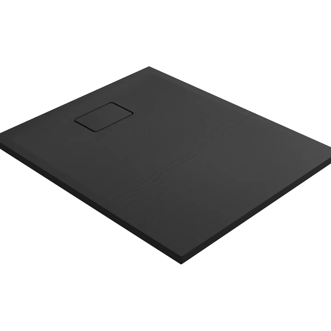 Allibert Douchebak Terreno 100X80Cm Rechthoek Zwart