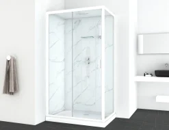 Allibert Douchecabine Enohr Rechthoekig 120X80Cm Wit