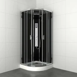 Allibert Douchecabine Gipsy Kwartrond 90X90Cm Zilver
