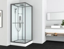 Allibert Douchecabine La Paz Vierkant 90X90Cm Gun Metal
