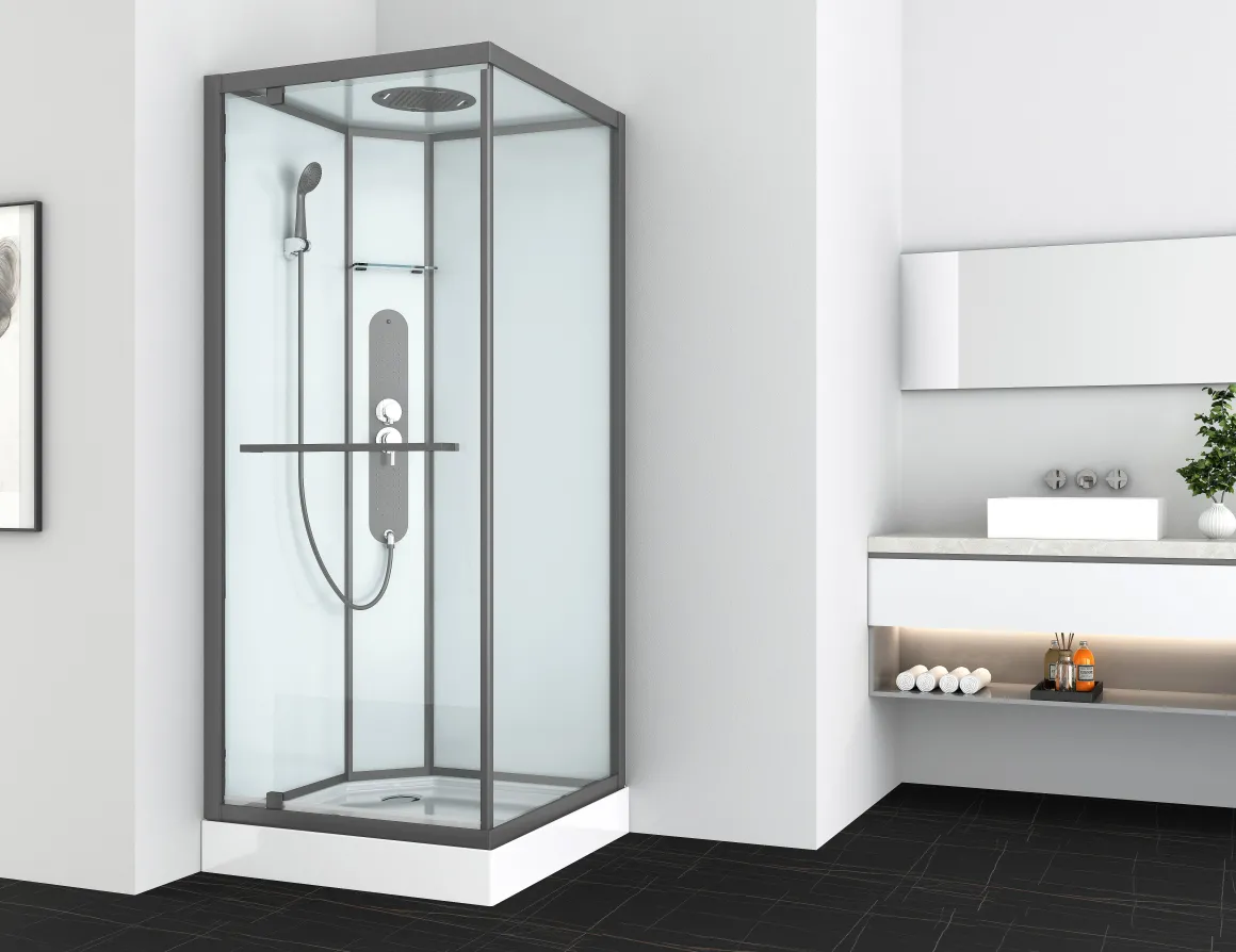 Allibert Douchecabine La Paz Vierkant 90X90Cm Gun Metal
