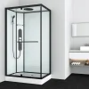 Allibert Douchecabine La Paz Rechthoekig 120X90Cm Zwart