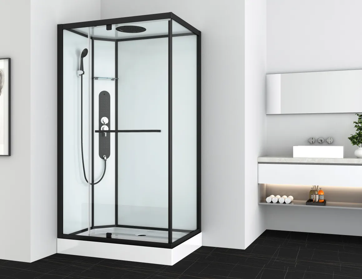 Allibert Douchecabine La Paz Rechthoekig 120X90Cm Zwart