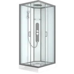 Allibert Douchecabine Uyuni Kwartrond 90Cm Grijs