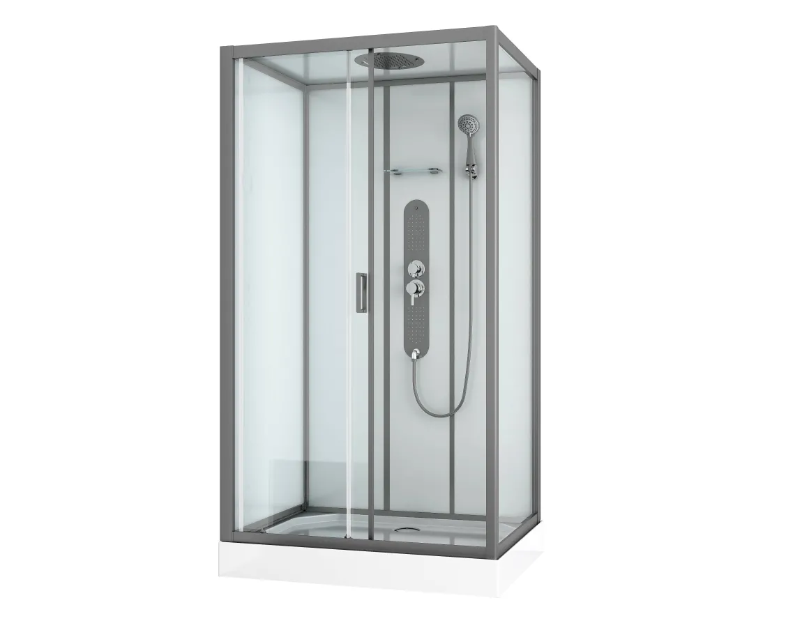 Allibert Douchecabine Uyuni Rechthoek 80X120Cm Grijs