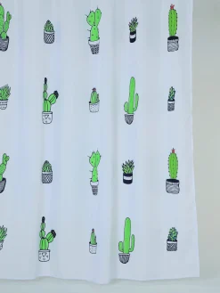 Allibert Douchegordijn Cactus Polyester 180X200Cm