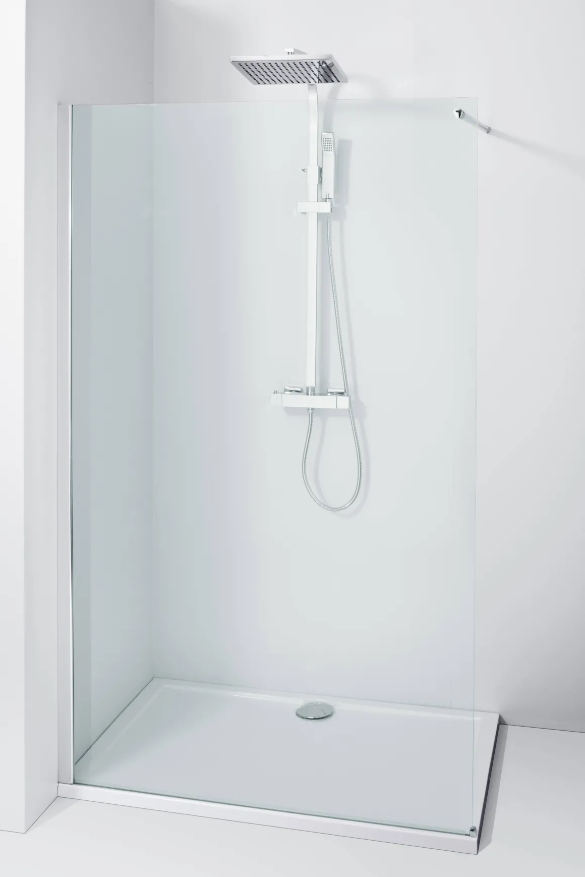 Allibert Douchewand Lago Walk In 140Cm | 8Mm Veiligheidsglas