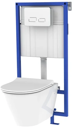 Allibert Inbouwreservoir Set Link | Soft-Close Toiletzitting | Bedieningspaneel Met Infrarood Herkenning Wit