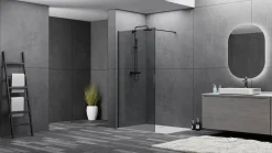 Allibert Inloopdouche Colors Walk-In 120Cm Zwart