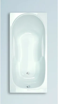Allibert Rechthoekig Bad Carina 170X80 X 54-57Cm Wit