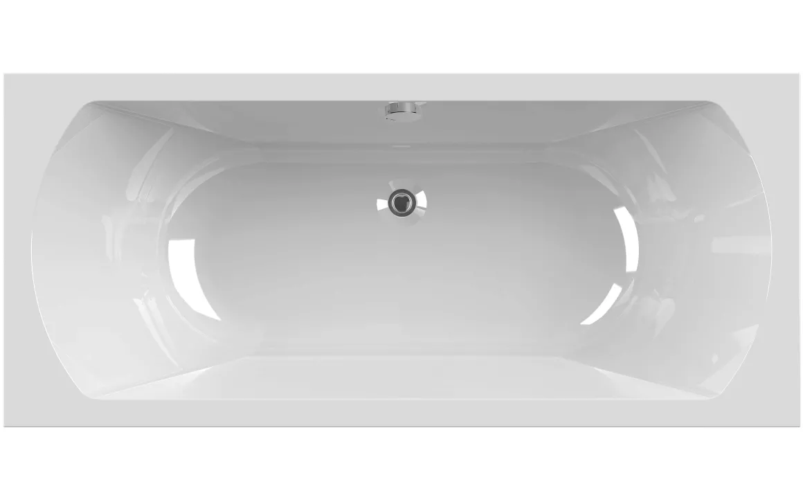 Allibert Rechthoekig Bad Diva Duo 180X80X52,5-54Cm Wit