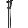 Allibert Regendoucheset Cabernet Vierkant 30X30Cm Met Thermostatische Kraan Zwart