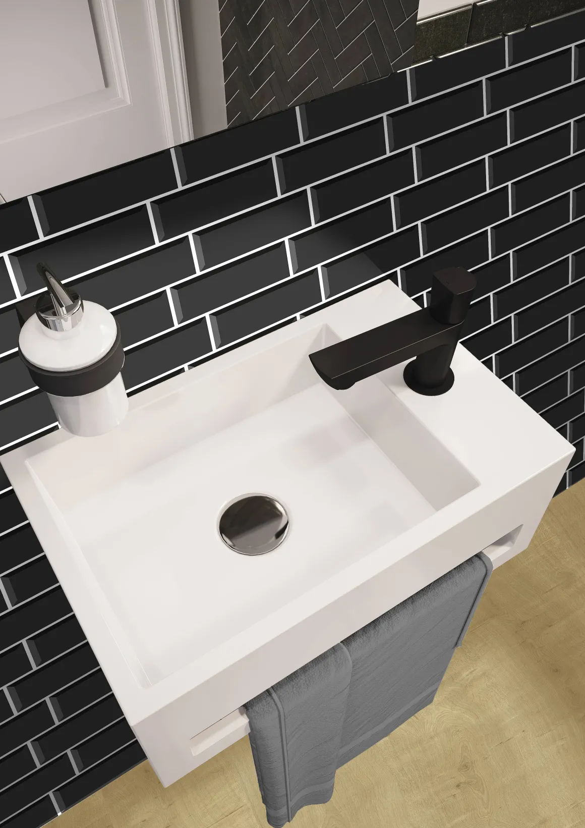 Allibert Toiletfontein Banio 40Cm Wit