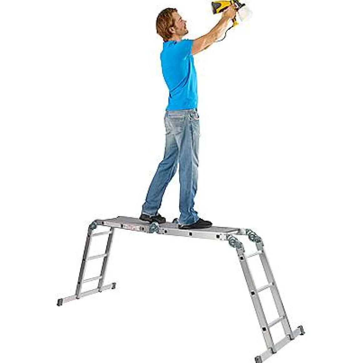 Altrex Plooiladder 'Varitrex Plus' Aluminium 4 X 3 Treden