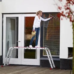 Altrex Plooiladder 'Varitrex Plus' Aluminium 4 X 3 Treden