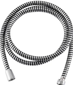 Aquavive Doucheslang Pvc 200Cm Chroom-Zwart