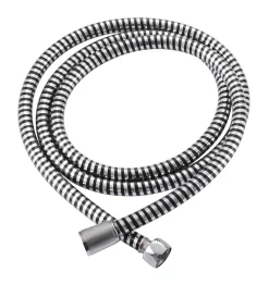 Aquavive Doucheslang Pvc 150Cm Chroom-Zwart