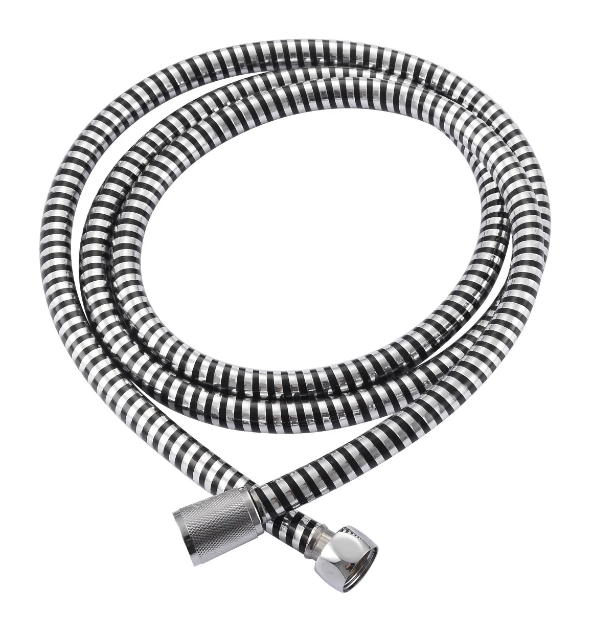 Aquavive Doucheslang Pvc 175Cm Chroom-Zwart