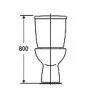 Aquavive Duoblok Toilet Avisio I Ao Aansluiting I Randloos Toiletpot Wit
