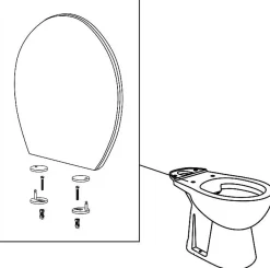 Aquavive Duoblok Toilet Avisio I Ao Aansluiting I Randloos Toiletpot Wit