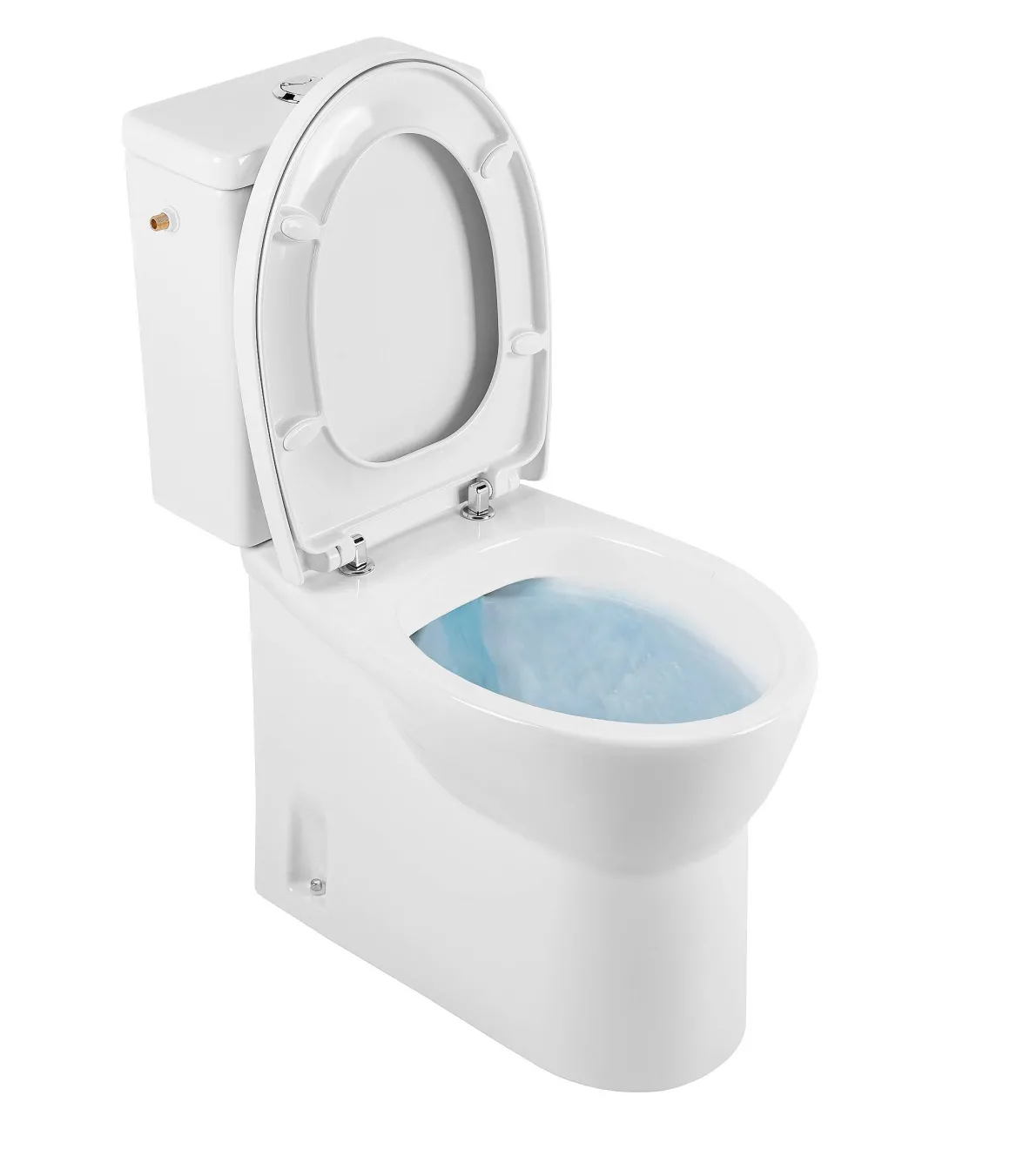 Aquavive Duoblok Toilet Cormor I Universele Afvoeri Randloos Toiletpot Wit