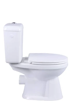 Aquavive Duoblok Toilet Ippari I Pk Aansluiting I Soft-Close Toiletzitting Wit