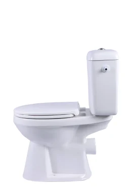 Aquavive Duoblok Toilet Ippari I Pk Aansluiting I Soft-Close Toiletzitting Wit