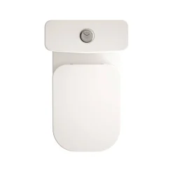 Aquavive Duoblok Toilet Look | Soft-Close Toiletzitting | Universee Afvoer| Randloos Toiletzitting Wit
