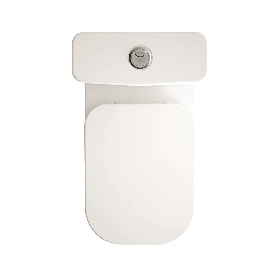 Aquavive Duoblok Toilet Look | Soft-Close Toiletzitting | Universee Afvoer| Randloos Toiletzitting Wit