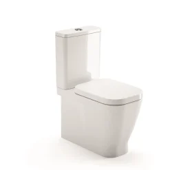 Aquavive Duoblok Toilet Look | Soft-Close Toiletzitting | Universee Afvoer| Randloos Toiletzitting Wit