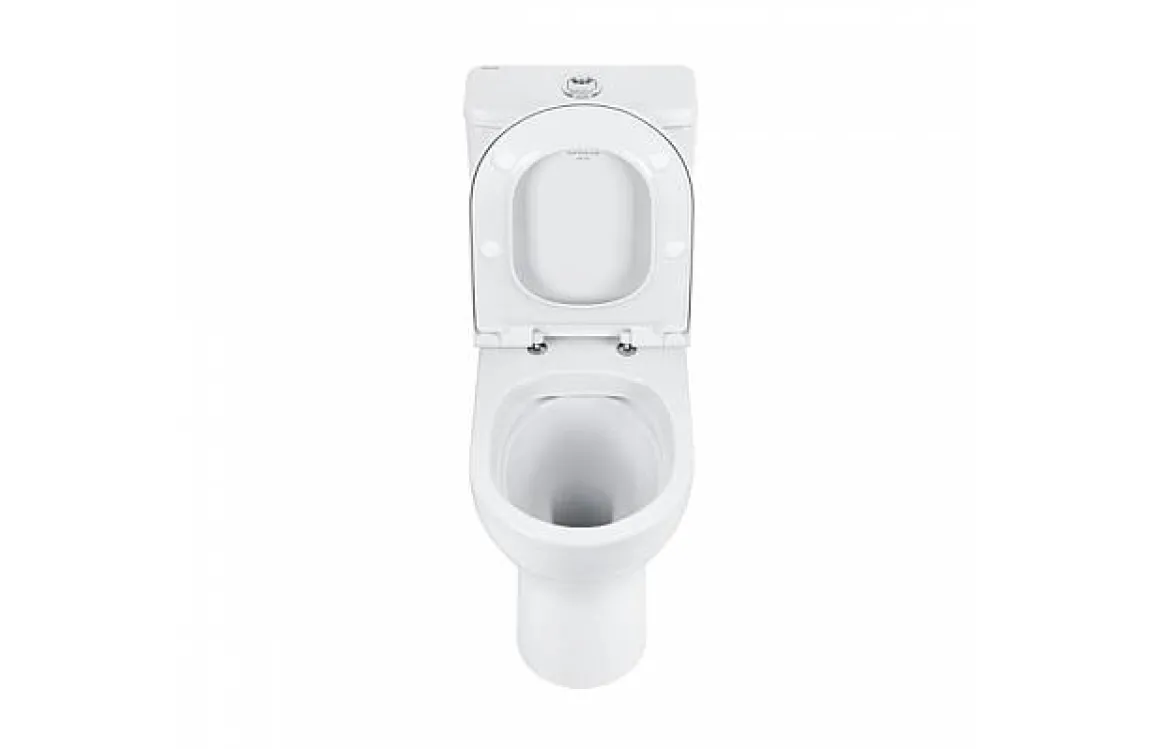 Aquavive Duoblok Toilet| Universele Afvoer| Randloos | Verhoogd +7Cm | Wit