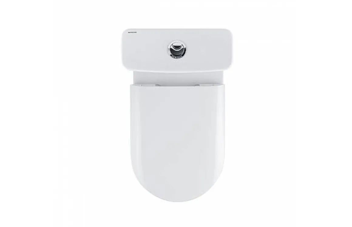 Aquavive Duoblok Toilet| Universele Afvoer| Randloos | Verhoogd +7Cm | Wit