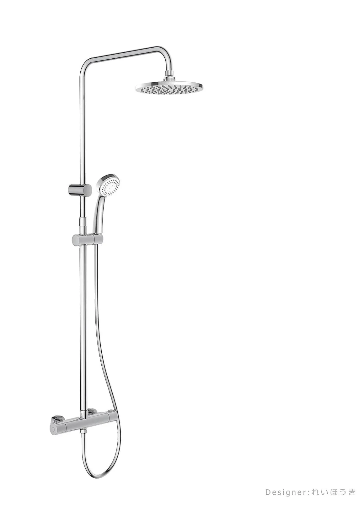 Aquavive Eco Doucheset Grande Met Kraan Chroom