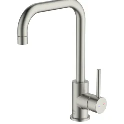 Aquavive Eco Keukenmengkraan Fonti Geborsteld Staal