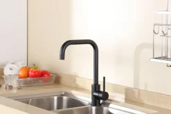 Aquavive Eco Keukenmengkraan Fonti Zwart